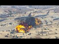 Irani Fighter Jets, Drones & War Helicopters Attack on Israeli Army Base & Army Weapons - GTA 5