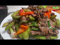 【生炒涼瓜牛肉🥒】苦瓜爽而不水🩵鮮牛嫩滑有法🎯 改牛片/苦瓜片/職人密技⭐️🤌🏻🍳🔪🤭