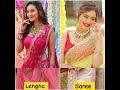Lengha 🆚 Saree yrkkh and other actress beautiful pic ❤️❤️❤️#yrkkh #naira #shivangijoshi #fashion