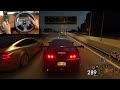 Toyota Supra MK4 Cutting Up Traffic HIGH SPEED Assetto Corsa | Steering Wheel + Shifter | gameplay