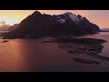Midnight Sun in Lofoten, Norway | DJI AIR 3