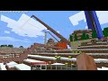 minecraft biggest roller coaster ever HUGE HD