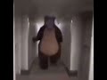 Bear chasing person down hall meme but I added the fnaf 2 hallway ambience