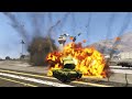 Israeli Military Oil Tankers Convoy Badly Destroyed by Irani Fighter Jets and Helicopters | GTA v