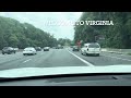 4K 🇺🇸 | Driving from Maryland Highways to Virginia