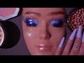 ASMR Cosmic Glam Makeup Application ( Whispered Video For Sleep )