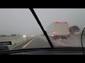 Driving into a crazy storm with lightning and heavy rain 8/17/2021