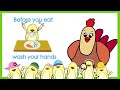 Wash Your Hands Song | Music for Kids | The Singing Walrus