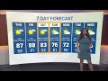 Hazy skies with mountain storms | KING 5 Weather