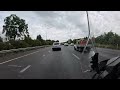 Insta360 Ace Pro. Motorcycle, Time Lapse, Highway with  some rain.
