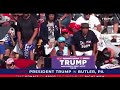 The moment Trump was shot at his rally.