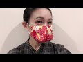 Easy!! 5 Dart Origami Mask Sewing Tutorial // DIY mask