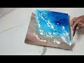 Mastering Texture Art with Stunning Acrylic Painting using Sand art / canvas painting Step by step