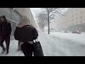 HEAVY Snowfall after Blizzard in Helsinki Finland ☃️❄️🌨