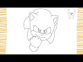 How to Draw SONIC 2 I Easy