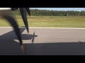 Landning på Växjö Flygplats