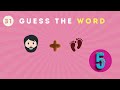 Can You Guess the WORD By Emoji | Guess The Emoji | Quiz