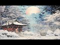 Relaxing Piano Winter Music┇Howling Wind & Blowing Snow┇Sleep Better & Reduce Stress