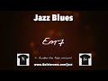 Jazz Blues Guitar Backing Jam Track | Medium Swing (A)