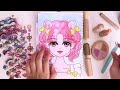 💕ASMR Makeup Sweet Girl Part 02 💕#asmr #paperdiy #makeup