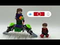 How to make a lego green goblin glider (From no way home)