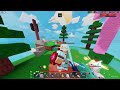 I CARRIED my TWIN BROTHER in Roblox Bedwars..