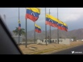 Banderas a media asta en Carabobo, por muerte de Chavez.