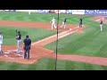 Indians Tigers Prospect Derek Hankins picks off Bradley Zimmer Akron @ Erie