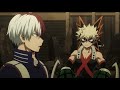 Bakugou lowkey caring about Todoroki - My Hero Academia Season 4 OVA (dub)