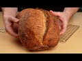 Sourdough bread with durum and rye! AMAZING taste! Machine mix instruction