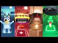 Bluey 🆚️ Mcqueen Eater 🆚️ Choo Choo Charles 🆚️ Car Eater Music Gameplay