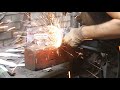 Forging a pattern welded pirate cutlass, the complete movie.