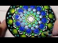 EASY Dot Art Mandala Stone Painting Using ONLY a Qtip & Pencil FULL TUTORIAL How To | Lydia May