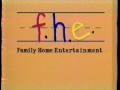 f.h.e. - Family Home Entertainment (1988) Company Logo (VHS Capture)