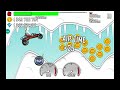 Hill Climb Racing | Arctic Cave Map - Dune Buggy 4936m (Fuel Hack + Boosters)