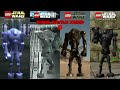 Star Wars Characters Evolution in All Lego Star Wars Videogames! - Part 1 Prequels