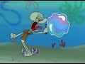 Squidward blows a bubble in 10 different languages