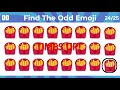 SPOT THE ODD ONE OUT EMOJI | EASY MEDIUM HARD |#2 mindmaze_quiz