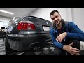 Polishing Nasty Exhaust Tips on my BMW E39 M5
