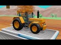 A new Rich farm with Tractors and food for Cows that have Names - Animated farm bazylland