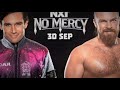 NXT No Mercy 2023 - Official Match Card