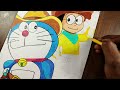 Draw With Me Doraemon, How To Draw Doraemon, Drawing With Doms Pencil Colour