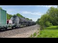 CN O926 with EJE 667 Leading. May 16th and May 20th