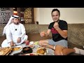 EXTREME Food in Dubai - GIANT Yemeni GOAT PLATTER COOKING!!! The cooking process is amazing!!