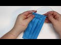 Surgical style face mask sewing tutorial