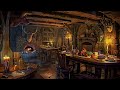 Medieval Fireside Music and Ambience | Medieval Tavern Ambience for Sleep