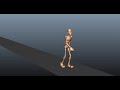 3D Character Basic Walk Across