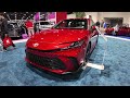 2025 Toyota Camry SE Hybrid In Red - 4K - Will Be Hybrid Only With AWD Or FWD Options