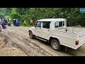 Excavator and Wheel Loader Clearing Ramp and Road Together