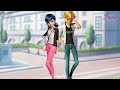 Miraculous Ladybug: Marinette and Adrien Glow Up Transformation into Baddies!